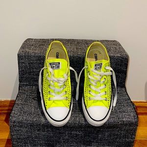 Custom converse keds beaded with Swarovski crystals